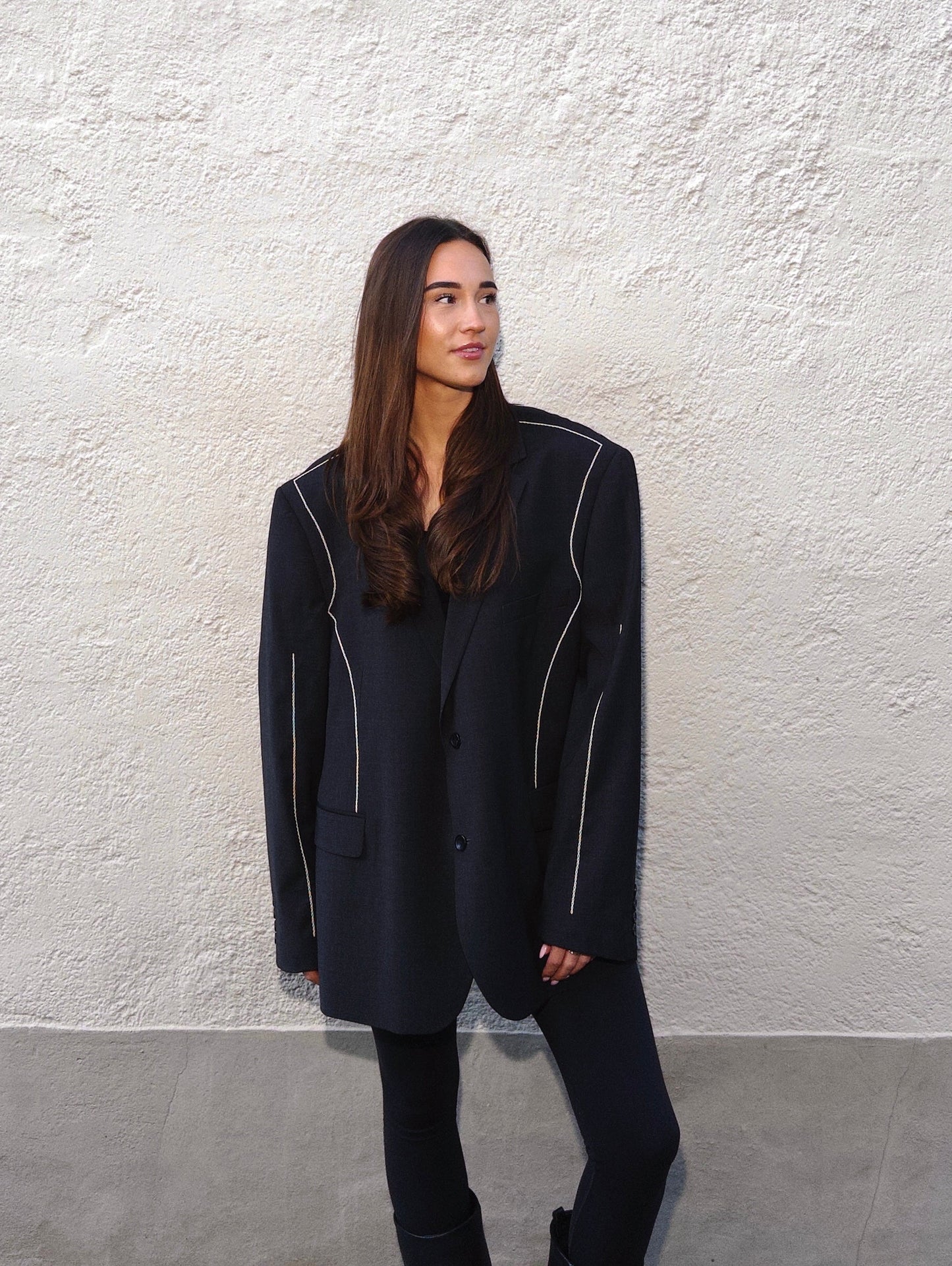 Embroidered blazer