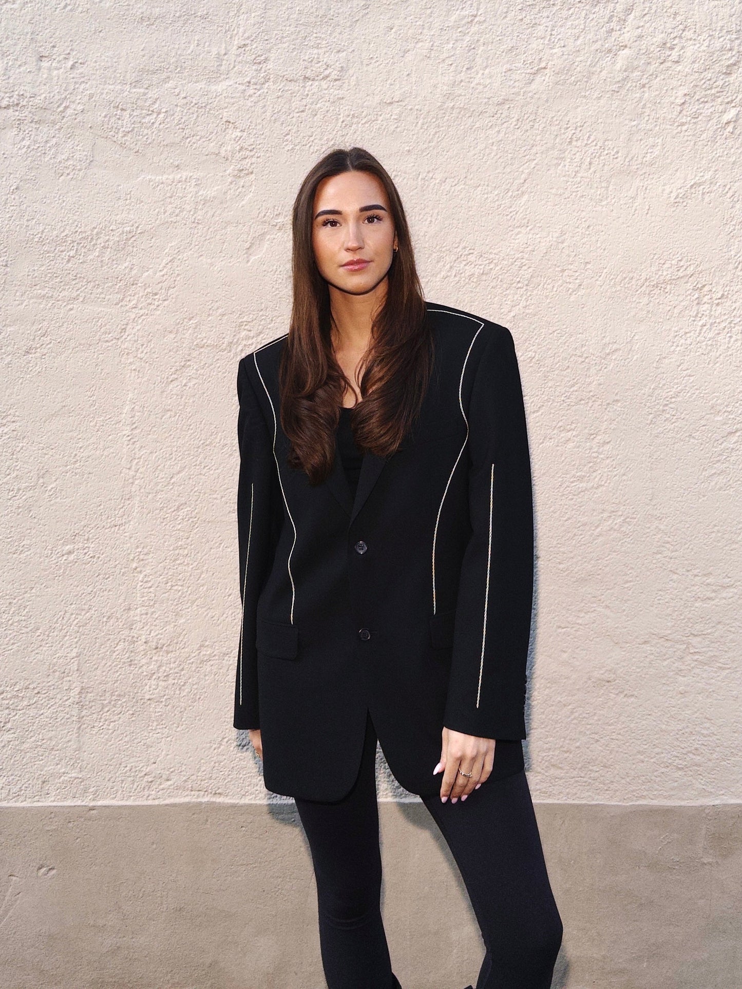 Embroidered blazer