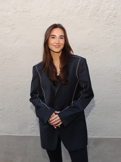 Embroidered blazer
