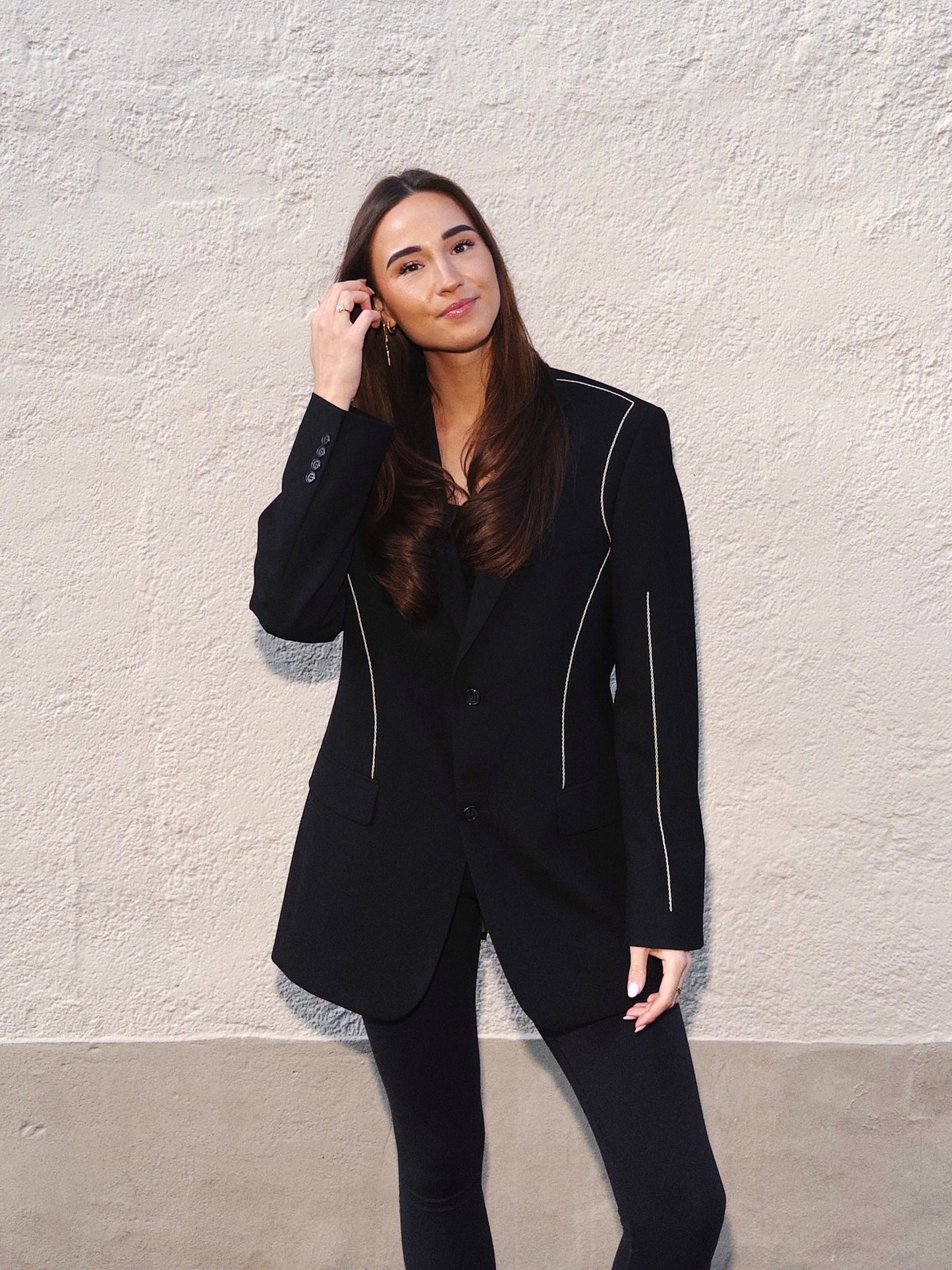 Embroidered blazer