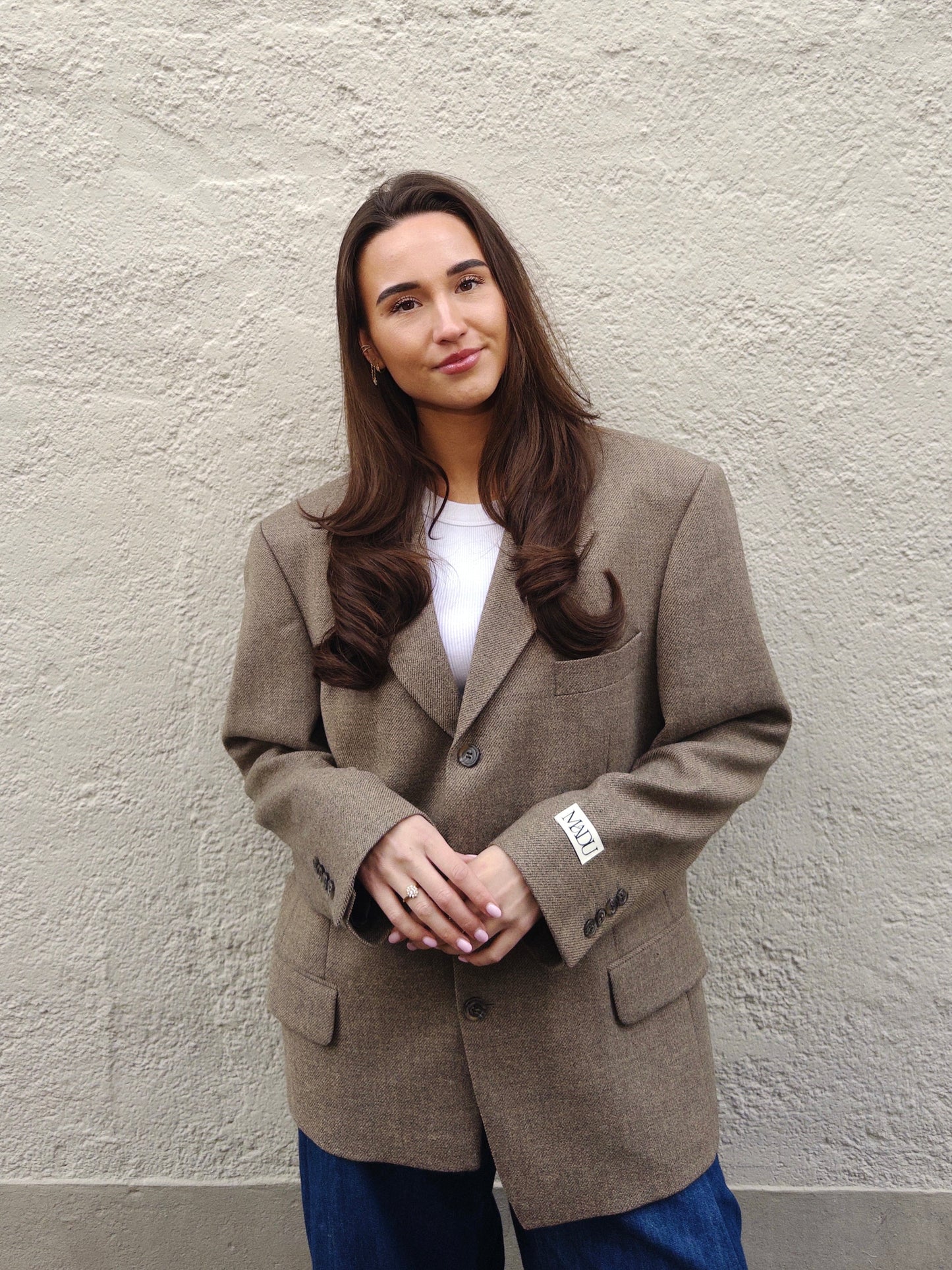 Asymmetrical blazer