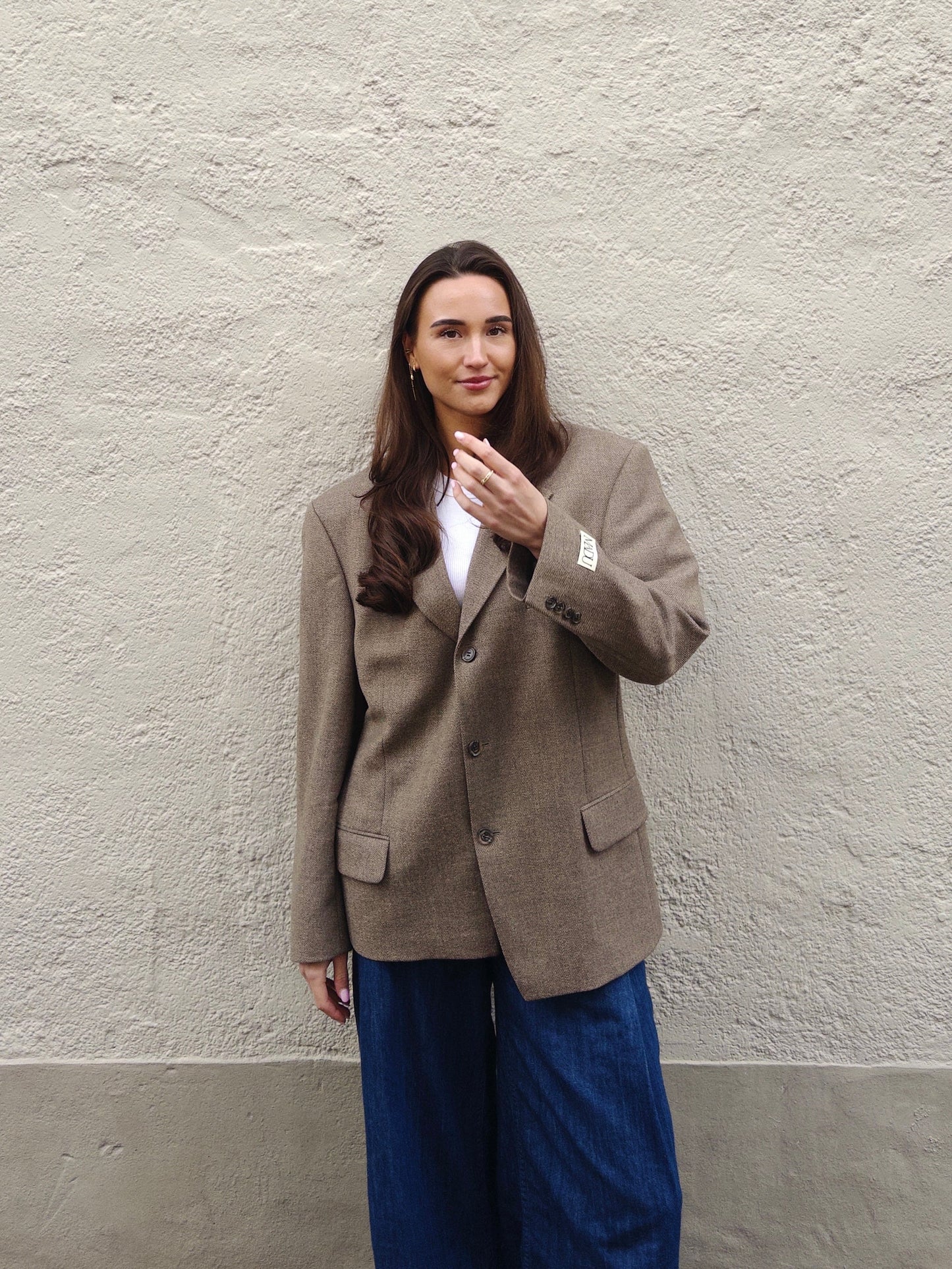 Asymmetrical blazer