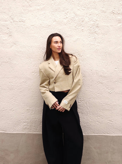 Cropped blazer