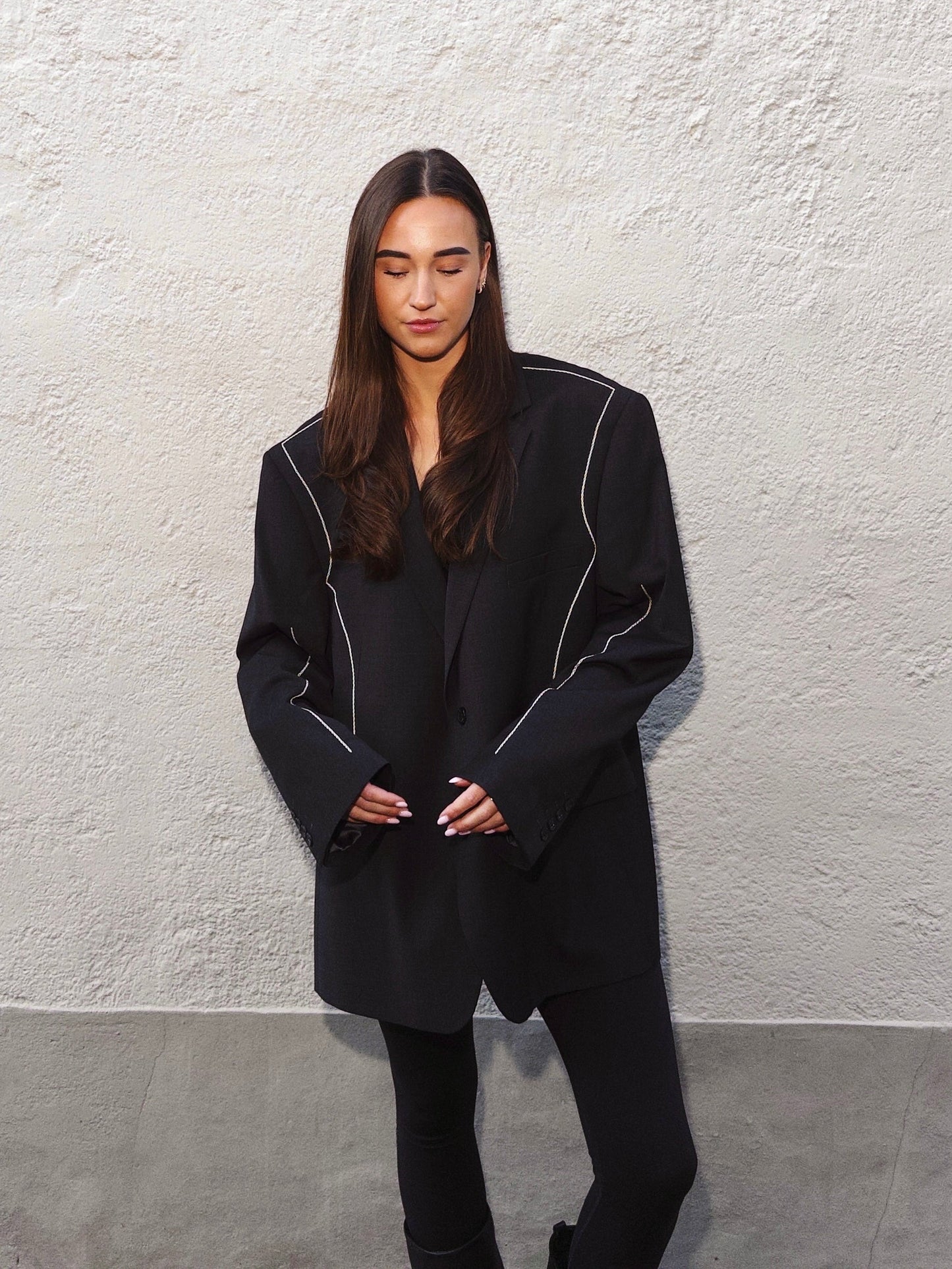 Embroidered blazer