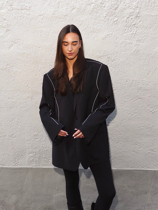 Embroidered blazer