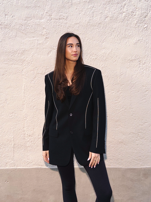 Embroidered blazer