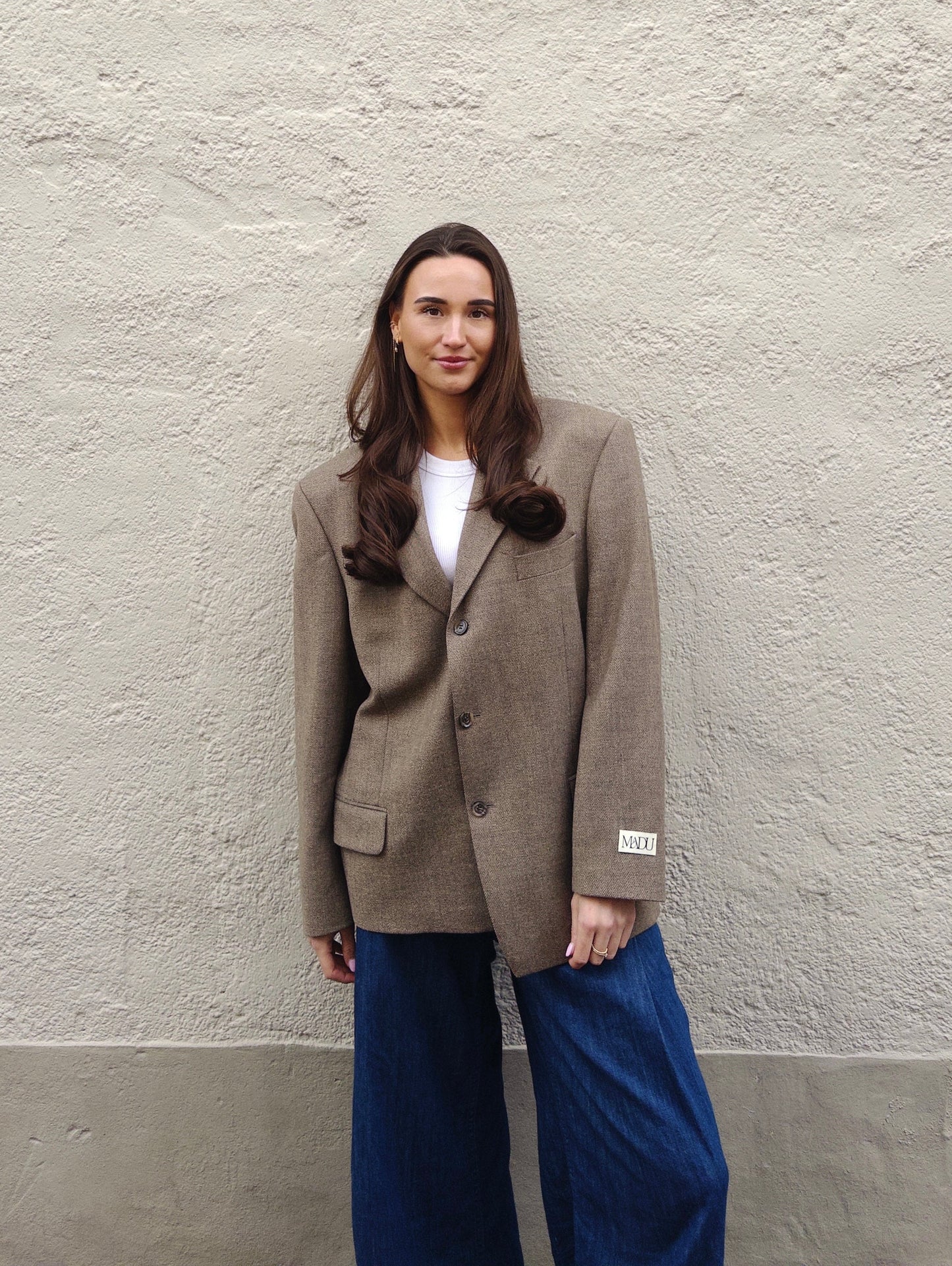 Asymmetrical blazer