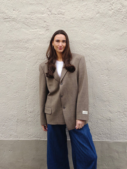 Asymmetrical blazer