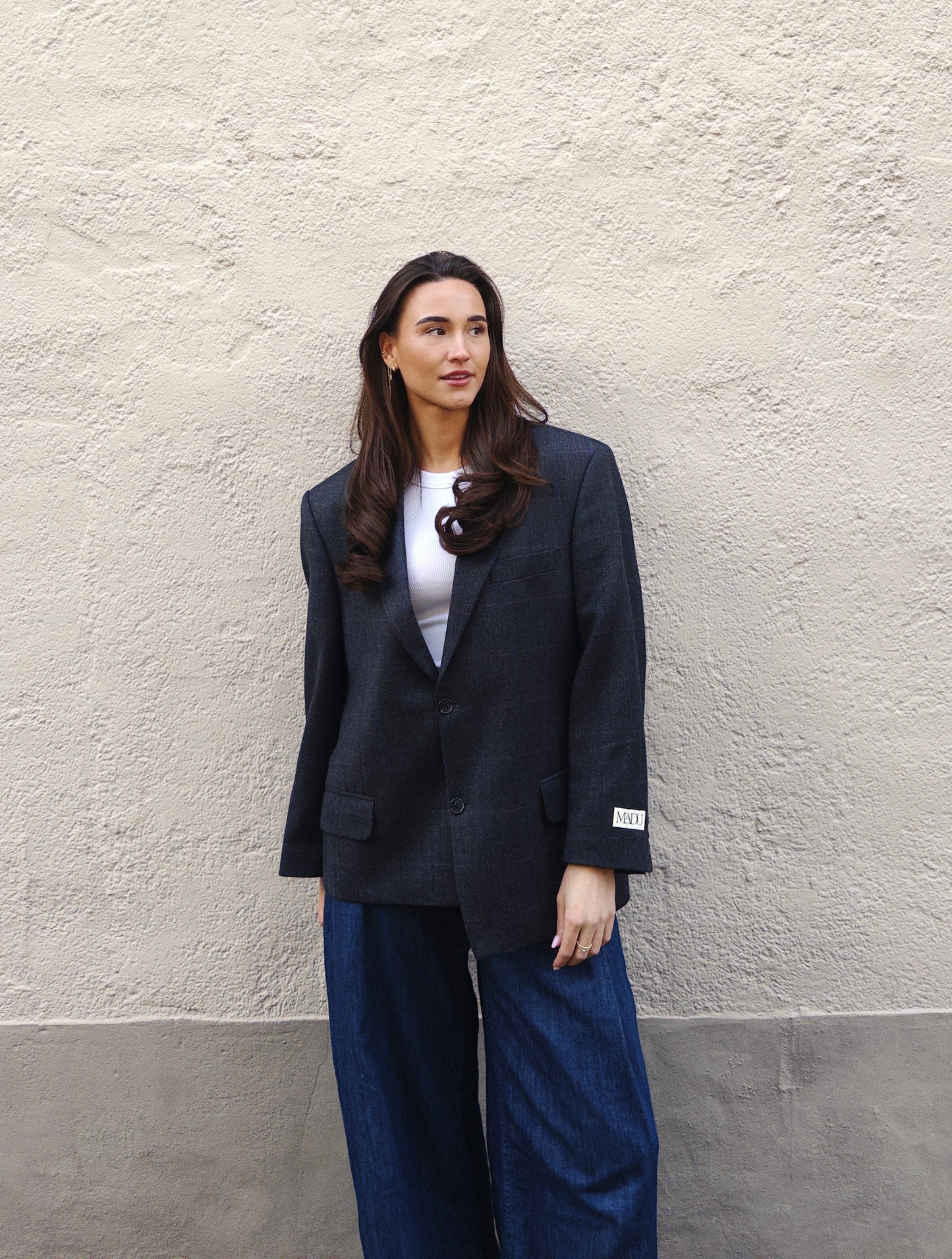 Asymmetrical blazer