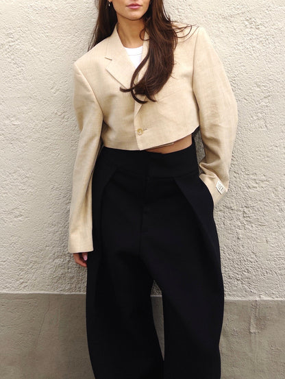 Cropped blazer