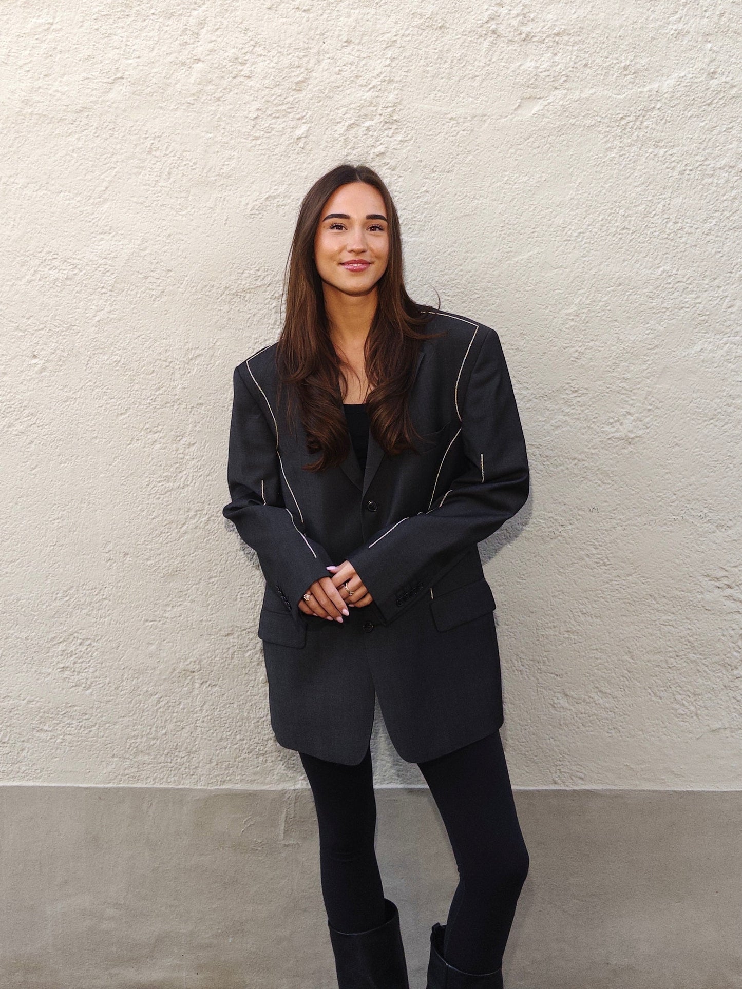 Embroidered blazer