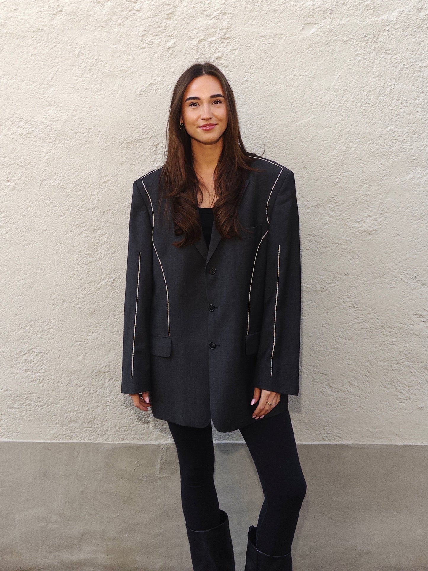 Embroidered blazer