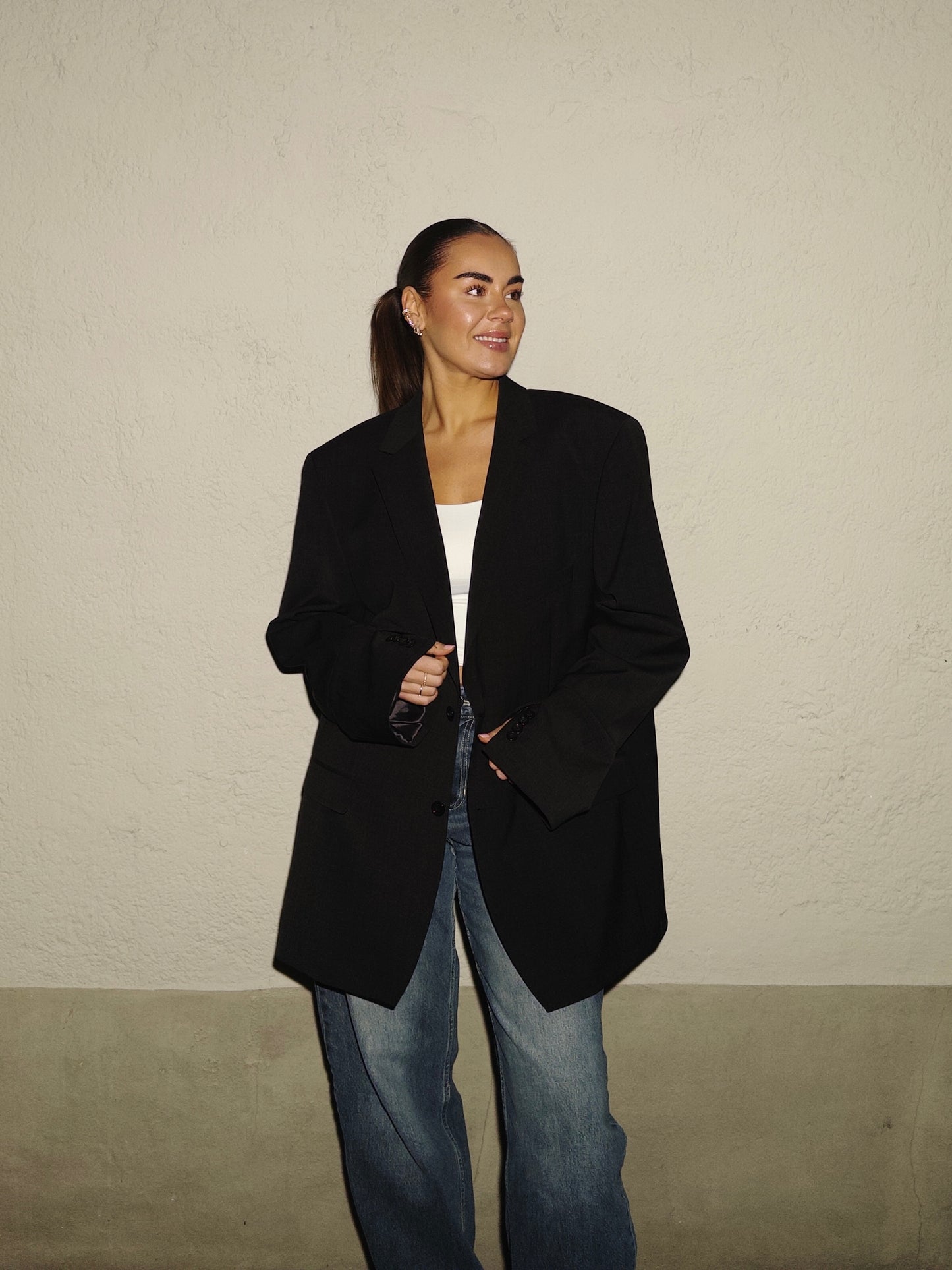 Blazer met split mouwen